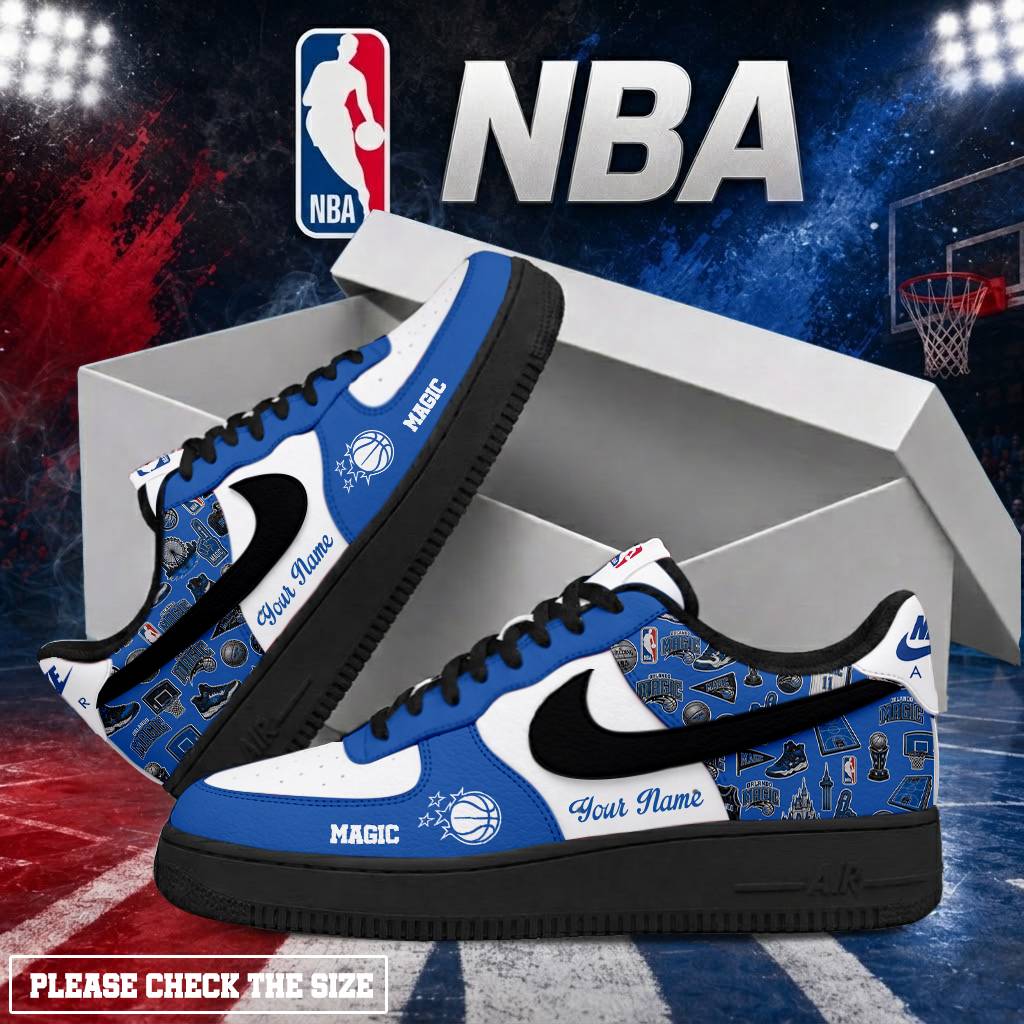 LIMITED EDITION - NEW CUSTOMIZED NBA15 OMA ORLANDO MAGIC AF1 SHOES
