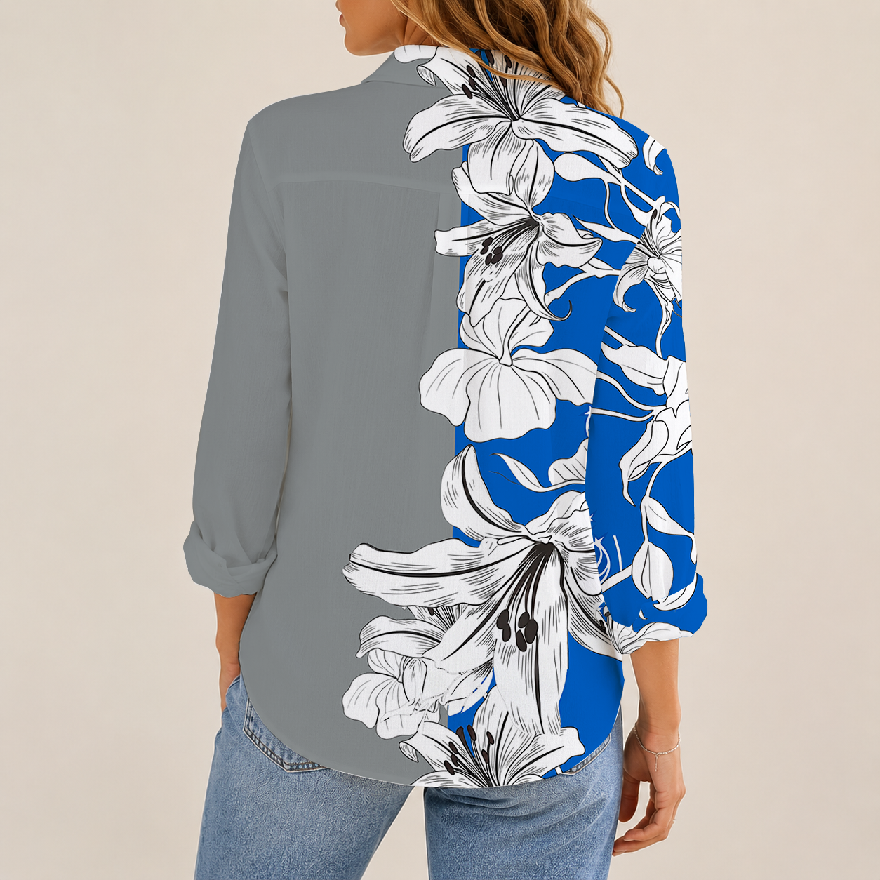 [HOT DEAL] NEW CUSTOMIZED NBA15 OMA ORLANDO MAGIC WOMEN CASUAL SHIRT FOR FAN