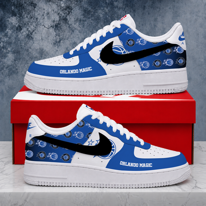 LIMITED EDITION - NEW CUSTOMIZED NBA15 OMA ORLANDO MAGIC AF1 SNEAKERS