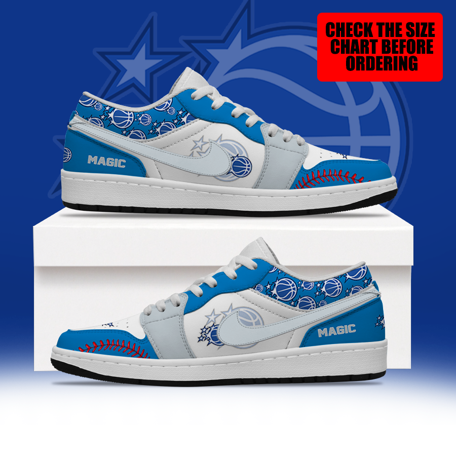 [HOT DEAL] NEW CUSTOMIZED NBA15 OMA ORLANDO MAGIC AIR JORDAN LOW SHOES