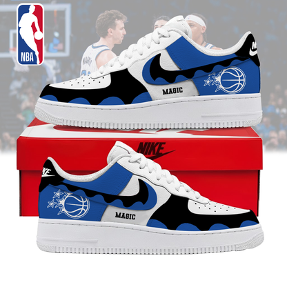 LIMITED EDITION - NEW CUSTOMIZED NBA15 OMA ORLANDO MAGIC AF1 SNEAKERS