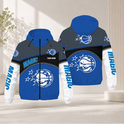 LIMITED EDITION - NEW CUSTOMIZED NBA15 OMA ORLANDO MAGIC WINDBREAKER JACKET