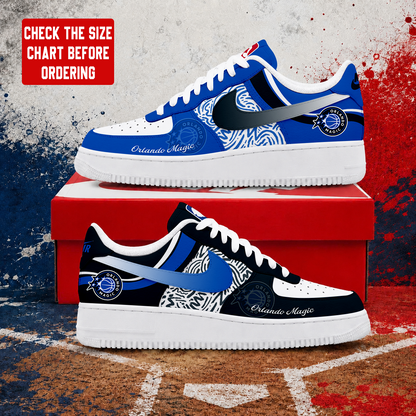 VIRAL EDITION - NEW CUSTOMIZED NBA15 OMA ORLANDO MAGIC AF1 SNEAKERS