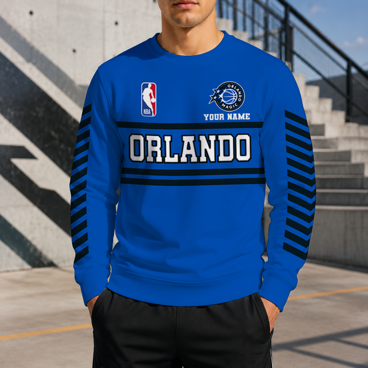 LIMITED EDITION - NEW CUSTOMIZED NBA15 OMA ORLANDO MAGIC UNISEX SWEATSHIRT