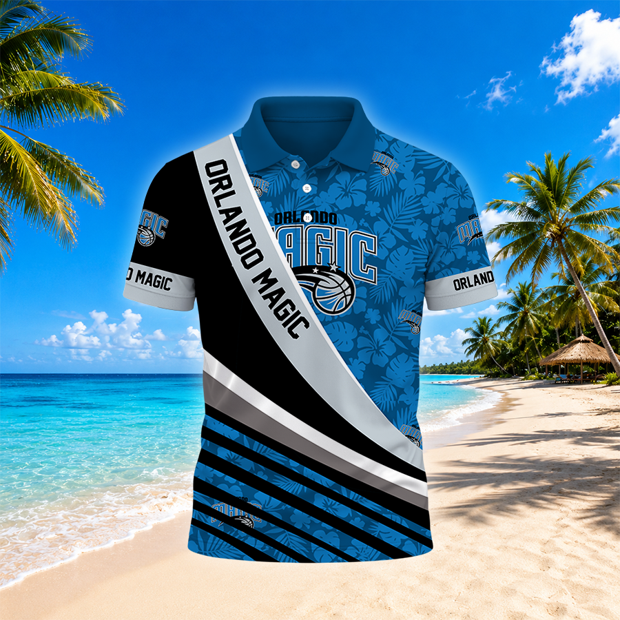 [HOT DEAL] NEW CUSTOMIZED NBA15 OMA ORLANDO MAGIC POLO SHIRT