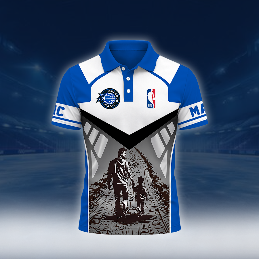 LIMITED EDITION - NEW CUSTOMIZED NBA15 OMA ORLANDO MAGIC POLO SHIRT