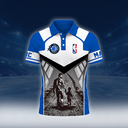 LIMITED EDITION - NEW CUSTOMIZED NBA15 OMA ORLANDO MAGIC POLO SHIRT