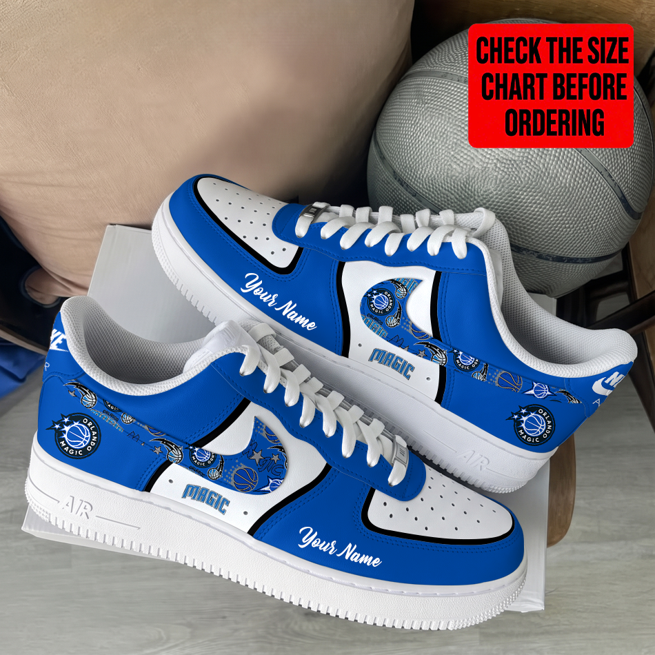 LIMITED EDITION - NEW CUSTOMIZED NBA15 OMA ORLANDO MAGIC AF1 SHOES