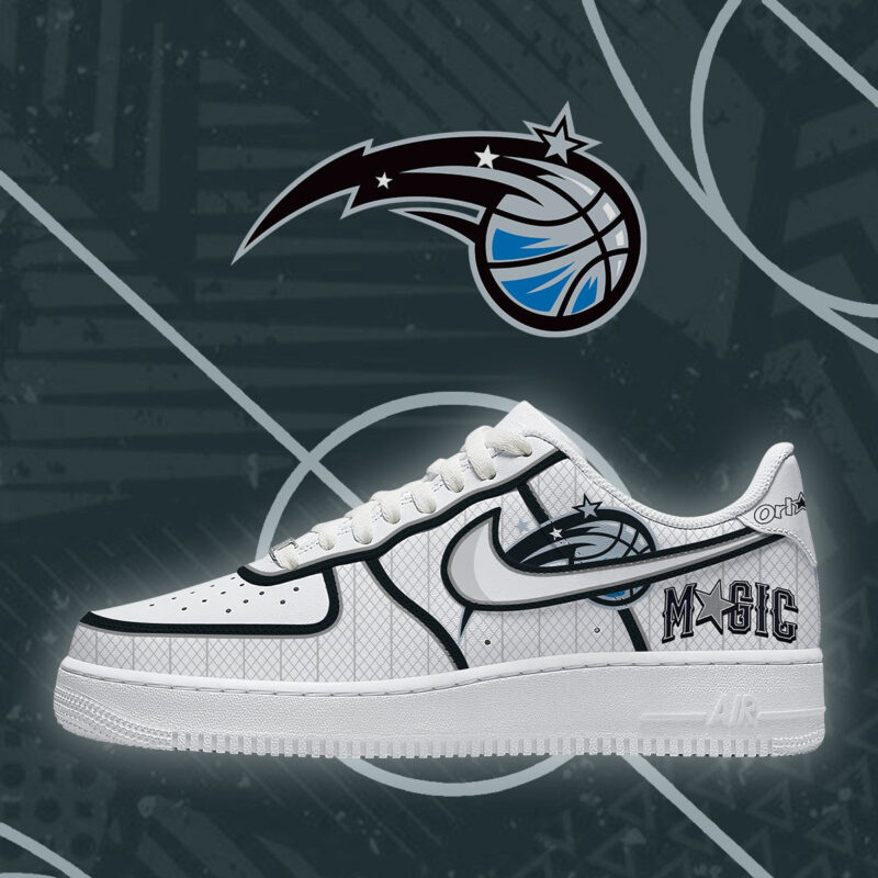 LIMITED EDITION - NEW CUSTOMIZED NBA15 OMA ORLANDO MAGIC AF1 SHOES