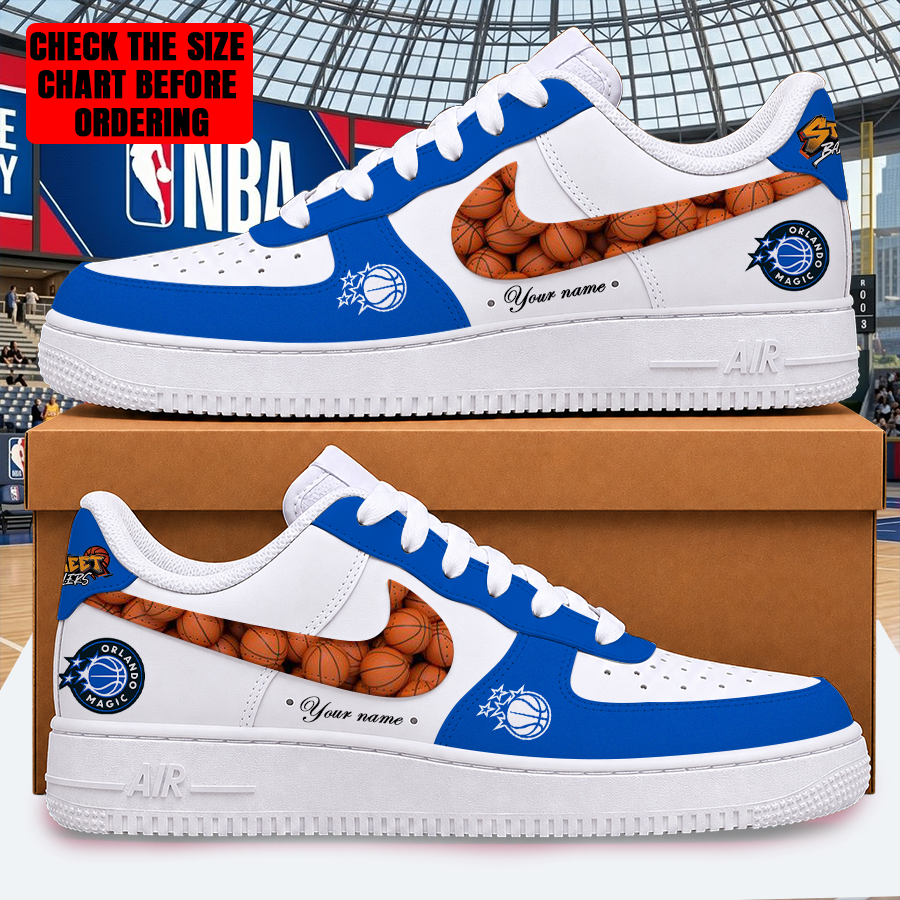 LIMITED EDITION - NEW CUSTOMIZED NBA15 OMA ORLANDO MAGIC AF1 SHOES