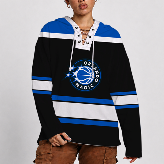 [HOT DEAL] NEW CUSTOMIZED NBA15 OMA ORLANDO MAGIC LACER HOODIE