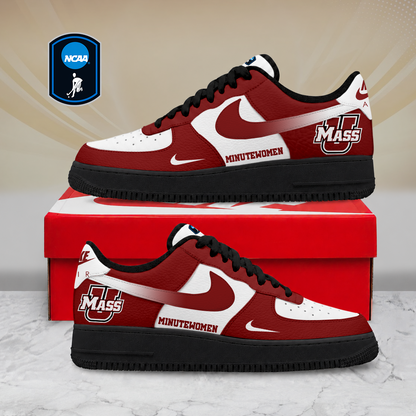 LIMITED EDITION - NEW CUSTOMIZED NCAA CFH15 UMM UMASS MINUTEWOMEN AF1 SHOES