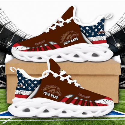 [FAN FAVORITE] NEW CUSTOMIZED NCAA MFF15 WMB WESTERN MICHIGAN BRONCOS UNISEX CLUNKY SNEAKERS
