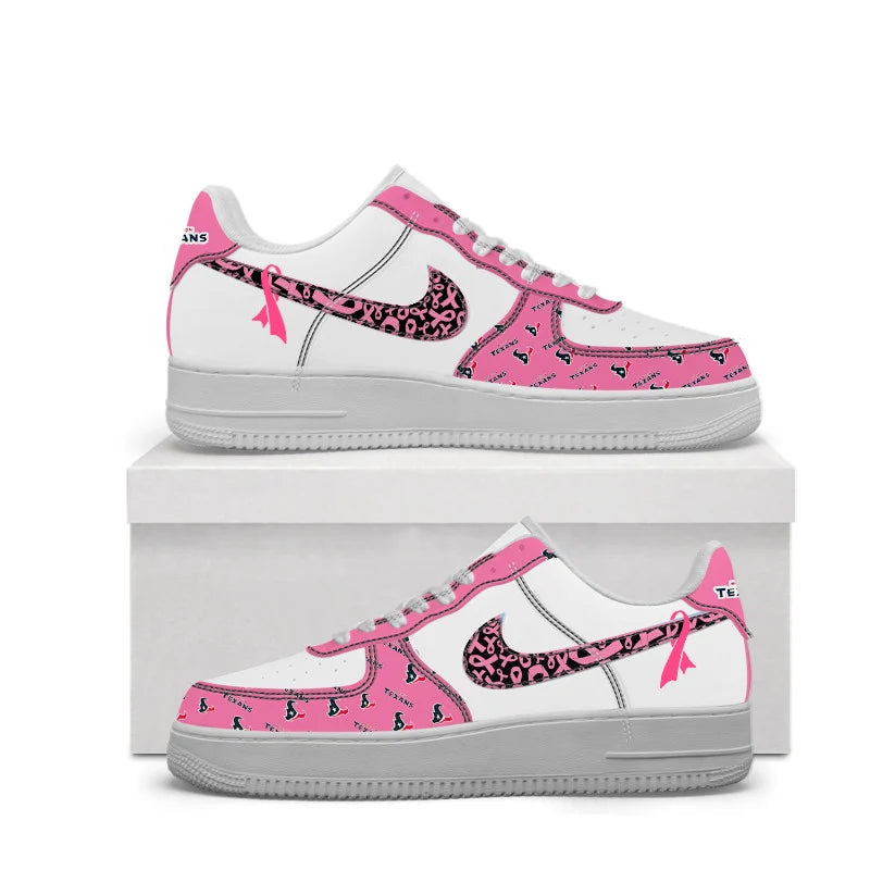 VIRAL EDITION - NEW CUSTOMIZED NFL15 HTT HOUSTON TEXANS AF1 SNEAKERS