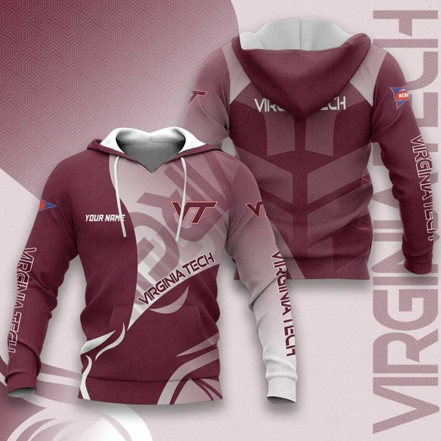 MEGA SALE - NEW CUSTOMIZED NCAA FBS15 VTH VIRGINIA TECH HOKIES HOODIE, T-SHIRTS, ZIP HOODIE, SWEATSHIRTS & POLO SHIRT