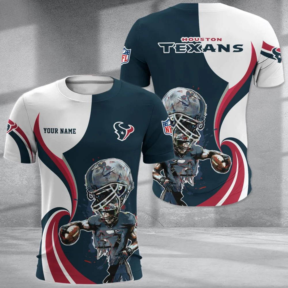 LIMITED EDITION - NEW CUSTOMIZED NFL15 HTT HOUSTON TEXANS T-SHIRT, POLO SHIRT, ZIP POLO SHIRT, SWEATSHIRT, HOODIE & ZIP HOODIE