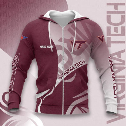 MEGA SALE - NEW CUSTOMIZED NCAA FBS15 VTH VIRGINIA TECH HOKIES HOODIE, T-SHIRTS, ZIP HOODIE, SWEATSHIRTS & POLO SHIRT