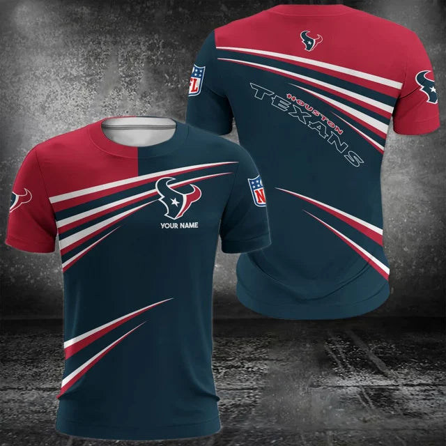 VIRAL EDITION - NEW CUSTOMIZED NFL15 HTT HOUSTON TEXANS POLO, T-SHIRT & SHORT PANTS SET