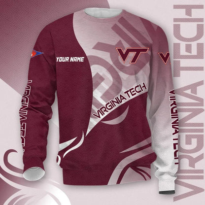 MEGA SALE - NEW CUSTOMIZED NCAA FBS15 VTH VIRGINIA TECH HOKIES HOODIE, T-SHIRTS, ZIP HOODIE, SWEATSHIRTS & POLO SHIRT