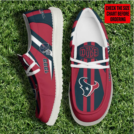 [SPECIAL OFFER] NEW CUSTOMIZED NFL15 HTT HOUSTON TEXANS LOAFER SHOES
