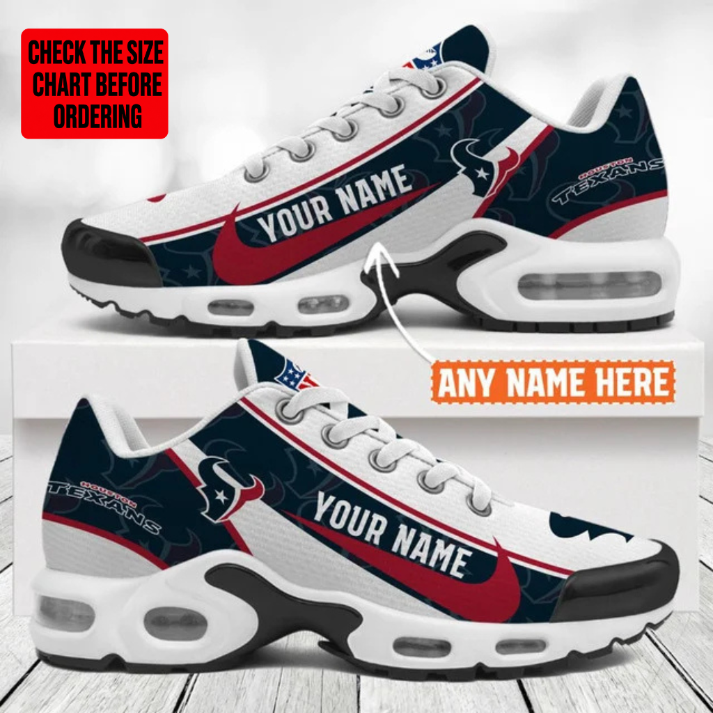 [SPECIAL OFFER] NEW CUSTOMIZED NFL15 HTT HOUSTON TEXANS AIR MAX PLUS SNEAKERS