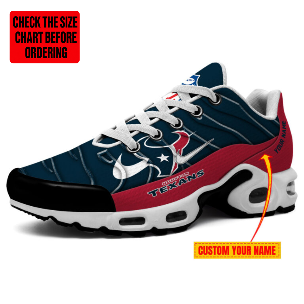 [SPECIAL OFFER] NEW CUSTOMIZED NFL15 HTT HOUSTON TEXANS AIR MAX PLUS SNEAKERS