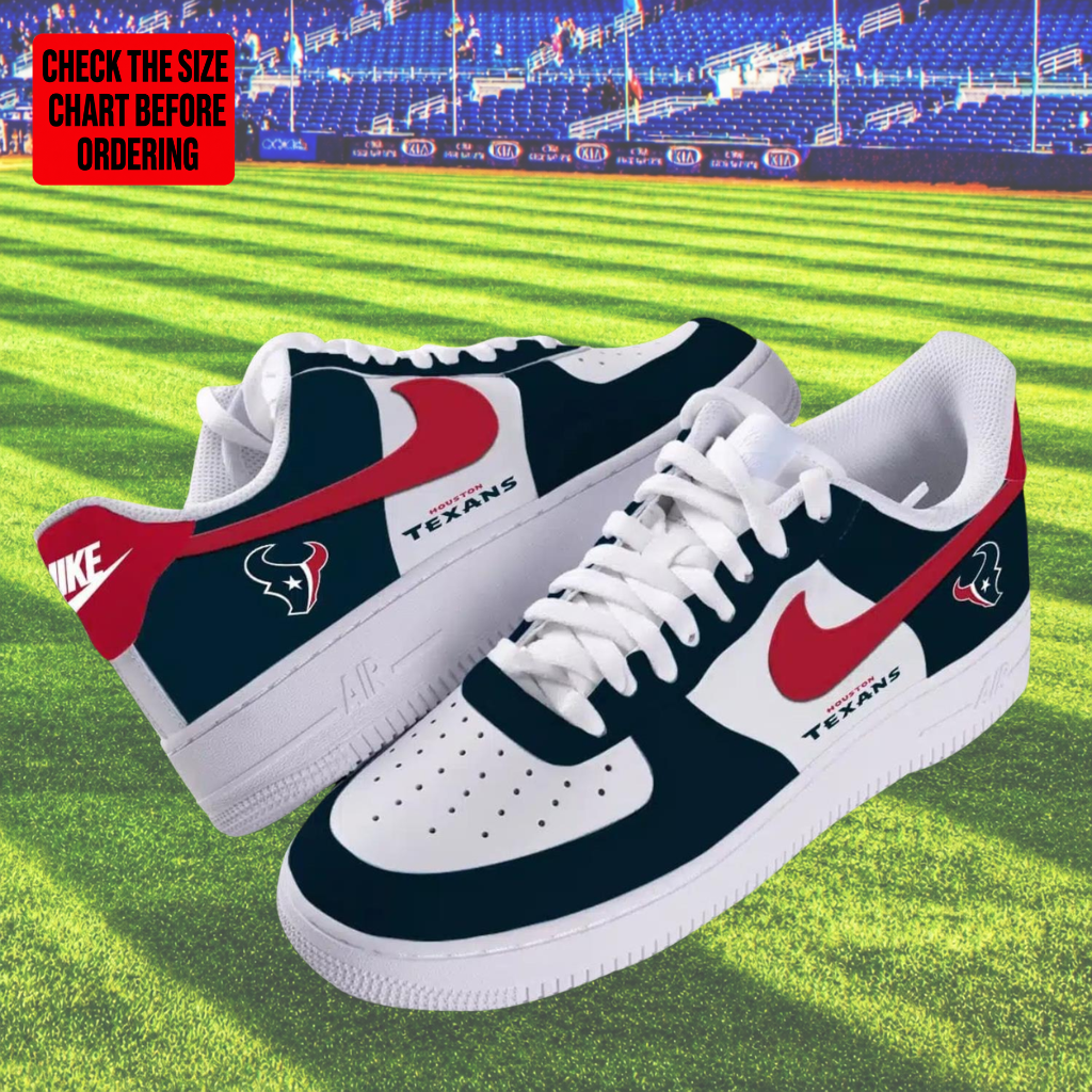 [SPECIAL OFFER] NEW CUSTOMIZED NFL15 HTT HOUSTON TEXANS AF1 SHOES