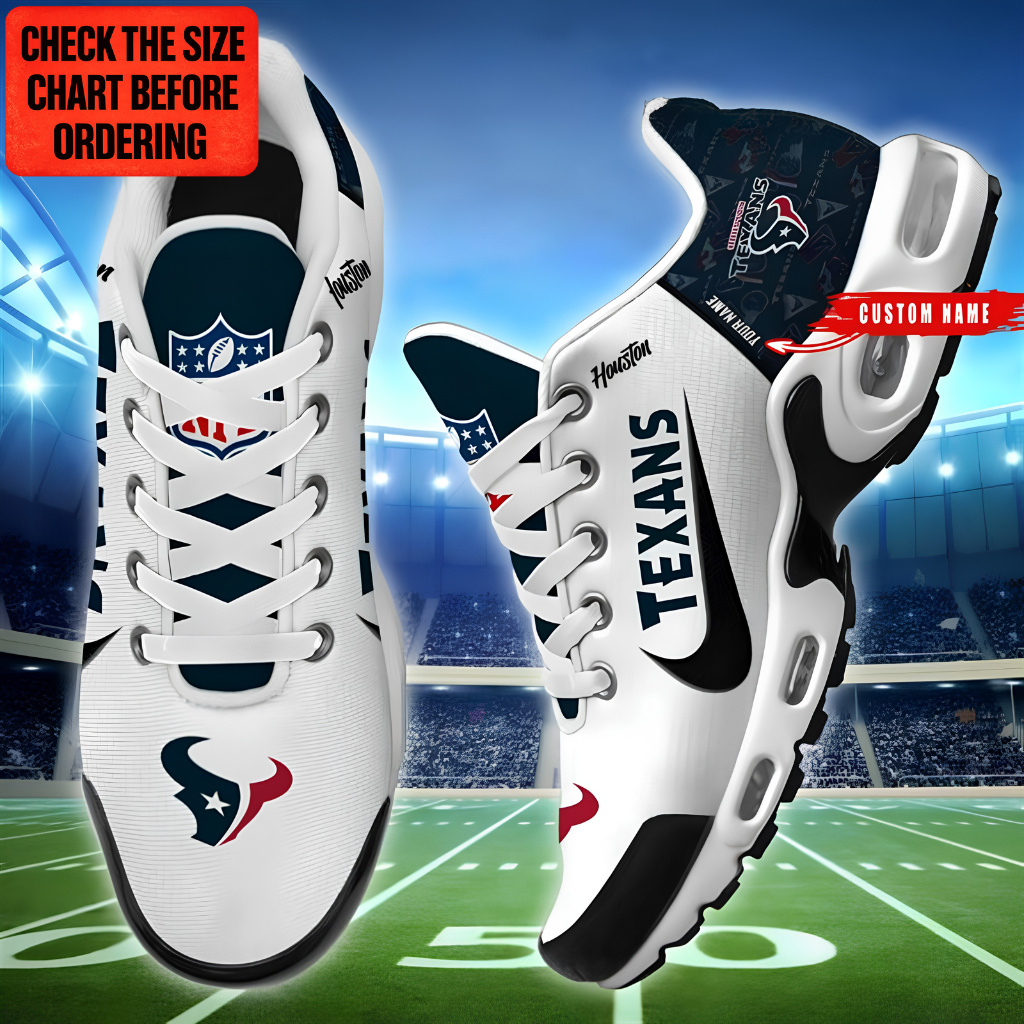 [SPECIAL OFFER] NEW CUSTOMIZED NFL15 HTT HOUSTON TEXANS AIR MAX PLUS SNEAKERS