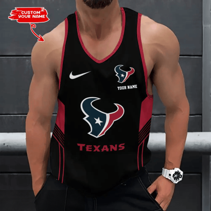 [SPECIAL OFFER] NEW CUSTOMIZED NFL15 HTT HOUSTON TEXANS UNISEX TANK TOP