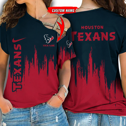 [SPECIAL OFFER] NEW CUSTOMIZED NFL15 HTT HOUSTON TEXANS SHOULDER SHIRT
