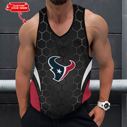[SPECIAL OFFER] NEW CUSTOMIZED NFL15 HTT HOUSTON TEXANS UNISEX TANK TOP