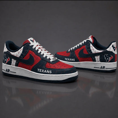 [SPECIAL OFFER] NEW CUSTOMIZED NFL15 HTT HOUSTON TEXANS x SPIDER AF1 SHOES
