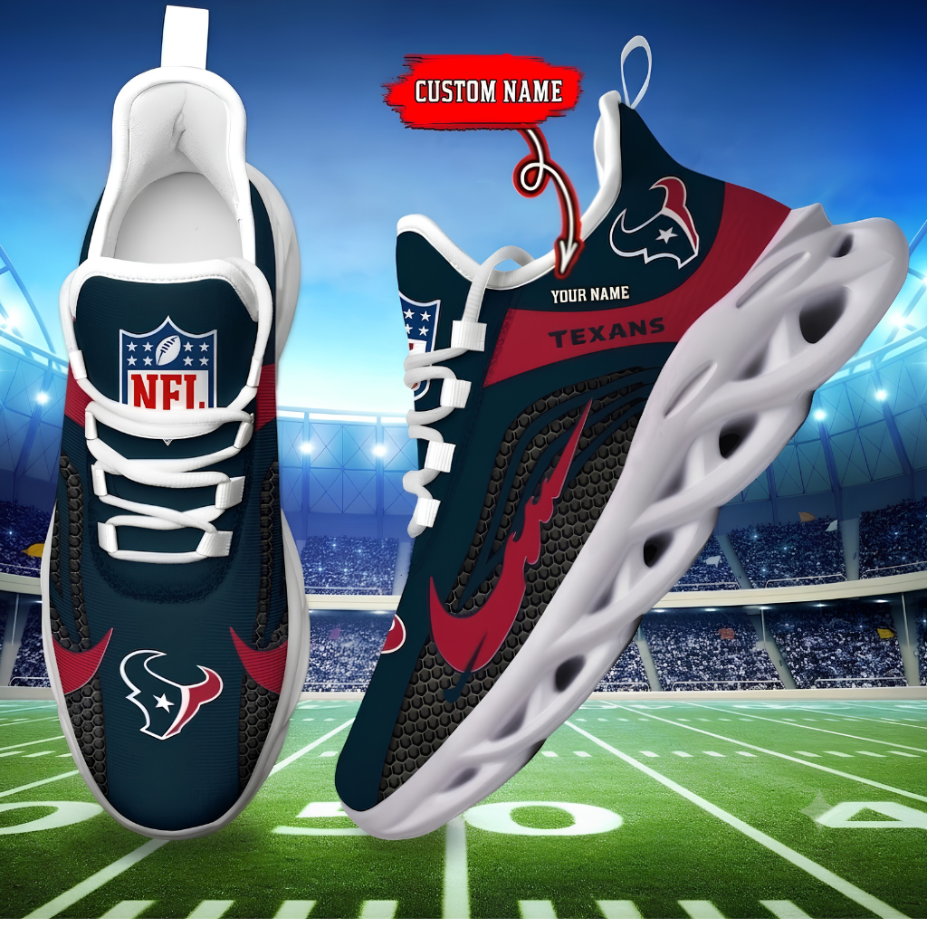 [SPECIAL OFFER] NEW CUSTOMIZED NFL15 HTT HOUSTON TEXANS UNISEX CLUNKY SNEAKERS