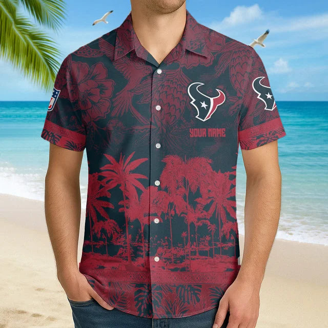 LIMITED EDITION - NEW CUSTOMIZED NFL15 HTT HOUSTON TEXANS UNISEX HAWAIIAN SHIRT