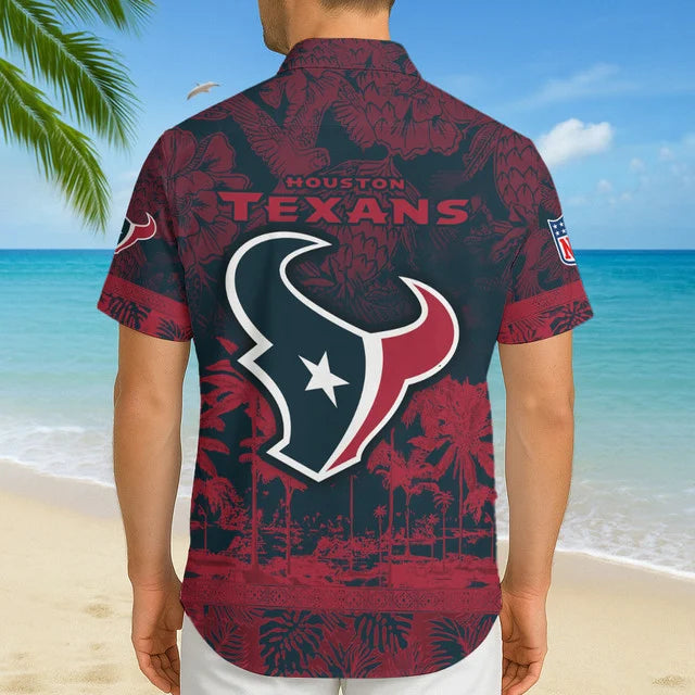 LIMITED EDITION - NEW CUSTOMIZED NFL15 HTT HOUSTON TEXANS UNISEX HAWAIIAN SHIRT