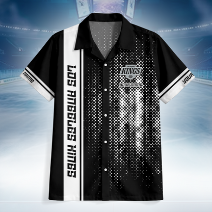 LIMITED EDITION - NEW CUSTOMIZED NHL16 LAK LOS ANGELES KINGS UNISEX HAWAIIAN SHIRT