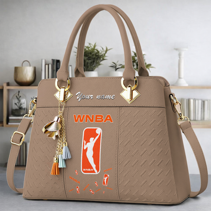 [FAN FAVORITE] NEW CUSTOMIZED WNBA16 WOMEN'S NATIONAL BASKETBALL ASSOCIATION MULTICOLOR HANDBAG