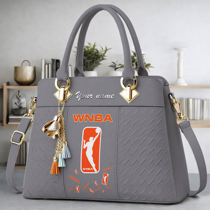 [FAN FAVORITE] NEW CUSTOMIZED WNBA16 WOMEN'S NATIONAL BASKETBALL ASSOCIATION MULTICOLOR HANDBAG