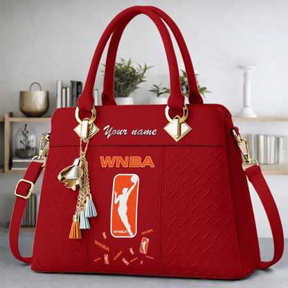 [FAN FAVORITE] NEW CUSTOMIZED WNBA16 WOMEN'S NATIONAL BASKETBALL ASSOCIATION MULTICOLOR HANDBAG