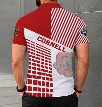LIMITED EDITION - NEW CUSTOMIZED NCAA MFF16 CBR CORNELL BIG RED POLO SHIRT
