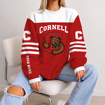 [FAN FAVORITE] NEW CUSTOMIZED NCAA MFF16 CBR CORNELL BIG RED UNISEX SWEATSHIRT