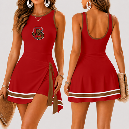 [FAN FAVORITE] NEW CUSTOMIZED NCAA MFF16 CBR CORNELL BIG RED WOMEN'S SUMMER SKORT DRESS