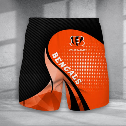 LIMITED EDITION - NEW CUSTOMIZED NFL16 CCB CINCINNATI BENGALS POLO, T-SHIRT & SHORT PANTS SET