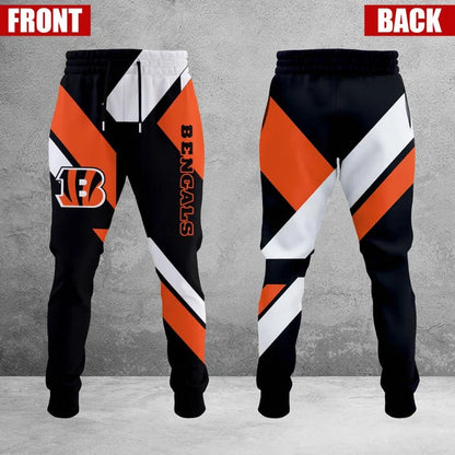 LIMITED EDITION - NEW CUSTOMIZED NFL16 CCB CINCINNATI BENGALS SWEATPANTS