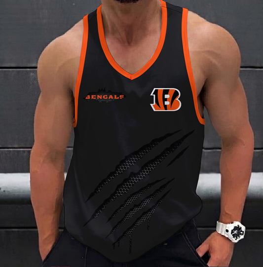 SPECIAL EDITION - NEW CUSTOMIZED NFL16 CCB CINCINNATI BENGALS UNISEX TANK TOP