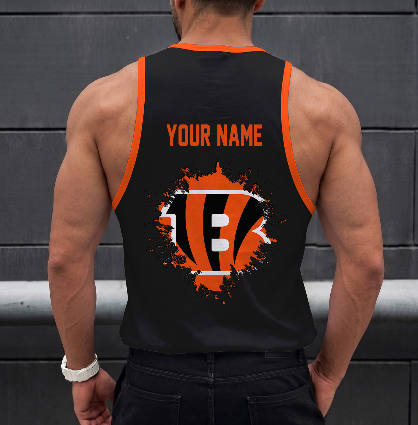 SPECIAL EDITION - NEW CUSTOMIZED NFL16 CCB CINCINNATI BENGALS UNISEX TANK TOP