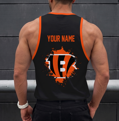 SPECIAL EDITION - NEW CUSTOMIZED NFL16 CCB CINCINNATI BENGALS UNISEX TANK TOP