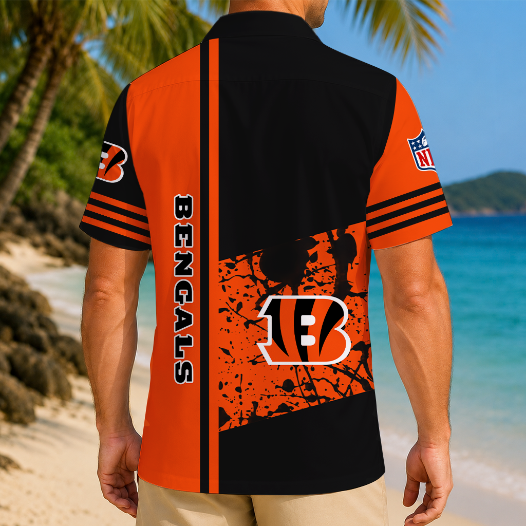 LIMITED EDITION - NEW CUSTOMIZED NFL16 CCB CINCINNATI BENGALS UNISEX HAWAIIAN SHIRT