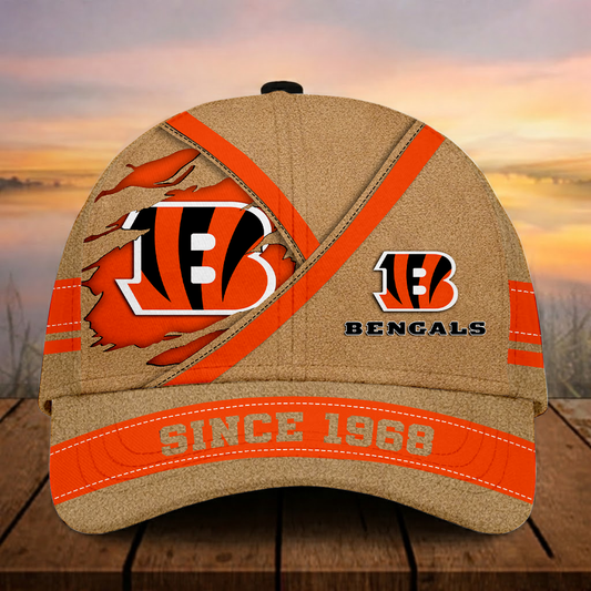 LIMITED EDITION - NEW CUSTOMIZED NFL16 CCB CINCINNATI BENGALS CLASSIC CAP