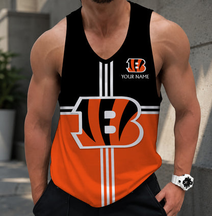 EXCLUSIVE EDITION - NEW CUSTOMIZED NFL16 CCB CINCINNATI BENGALS TANK TOP